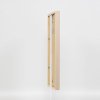 Efektní dřevěný rám profil 35 světle hnědý 13x13 cm normální sklo + distanční rámeček