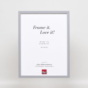 Efektní dřevěný rám profil 35 světle šedý 13x13 cm normální sklo + distanční rámeček