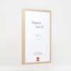 Efektní dřevěný rám profil 35 světle hnědý 13x13 cm muzejní sklo