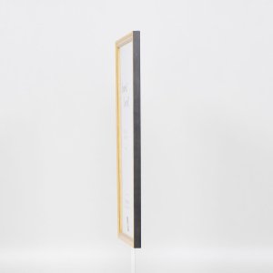 Efektní rám z masivního dřeva profil 25 žlutý 13x13 cm muzejní sklo