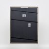 Efektní rám z masivního dřeva profil 25 zelený 13x13 cm muzejní sklo