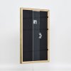 Efektní dřevěný rám profil 2070 normální sklo 13x13 cm zlatý