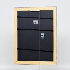 Efektní dřevěný rám profil 94 stříbrný 13x13 cm antireflexní sklo