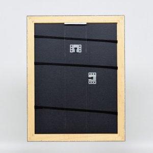 Efektní dřevěný rám profil 94 stříbrný 13x13 cm antireflexní sklo