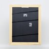 Efektní rám z masivního dřeva profil 30 bílý 13x13 cm muzejní sklo
