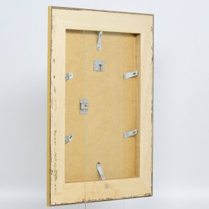 Efektní barokní obrazový rám profil 31 stříbrný 13x13 cm čiré sklo