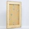 Efektní barokní obrazový rám profil 31 stříbrný 13x13 cm čiré sklo