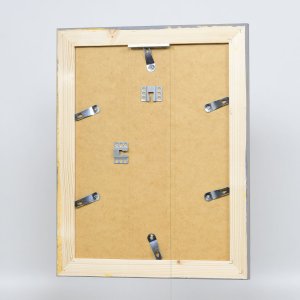 Efektní rám na obrazy z masivního dřeva 2240 šedý 13x13 cm akrylové sklo