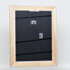 Efektní dřevěný rám profil 95 stříbrný 13x13 cm antireflexní sklo