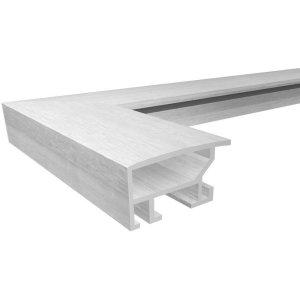 Hliníkový obrazový rám Walther ALULINE steel 30x40 cm s paspartou 20x27 cm