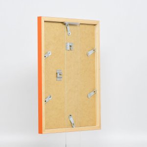 Dřevěný rám Top Cube 14,8x21 cm oranžové normální sklo