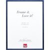 Efektní rám z masivního dřeva profil 20 modrý 14,8x21 cm akrylové sklo