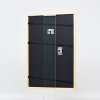 Efektní rám z masivního dřeva profil 20 zlatý 14,8x21 cm akrylové sklo