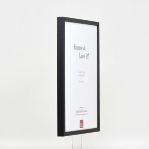 Efektní dřevěný rámový profil 35 černý 14,8x21 cm antireflexní sklo