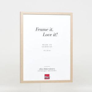 Efektní dřevěný rám profil 35 světle hnědý 14,8x21 cm antireflexní sklo