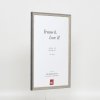 Efektní rám z masivního dřeva profil 25 šedý 14,8x21 cm akrylové sklo