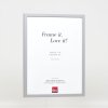 Efektní dřevěný rám profil 35 světle šedý 14,8x21 cm muzejní sklo
