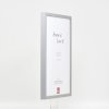 Efektní dřevěný rám profil 35 světle šedý 14,8x21 cm muzejní sklo