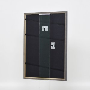 Efektní rám z masivního dřeva profil 25 žlutý 14,8x21 cm muzejní sklo
