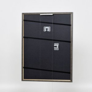 Efektní rám z masivního dřeva profil 25 modrý 14,8x21 cm muzejní sklo