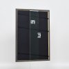 Efektní rám z masivního dřeva profil 25 zelený 14,8x21 cm muzejní sklo