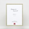 Efektní rám z masivního dřeva profil 25 zelený 14,8x21 cm muzejní sklo