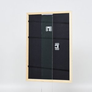 Efektní dřevěný rám profil 38 bílý 14,8x21 cm muzejní sklo