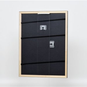 Efektní dřevěný rám profil 2070 normální sklo 14,8x21 cm stříbrný
