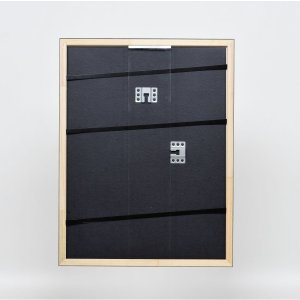 Efektní dřevěný rám profil 2070 normální sklo 14,8x21 cm stříbrný