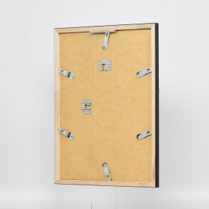 Efektní dřevěný rám profil 2070 normální sklo 14,8x21 cm černý