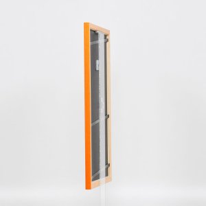 Efektní dřevěný rám profil 89 losos 14,8x21 cm muzejní sklo