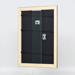 Efektní dřevěný rám profil 94 zlatý 14,8x21 cm muzejní sklo