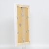 Efektní rám na obrazy z masivního dřeva 2240 bílý 14,8x21 cm muzejní sklo