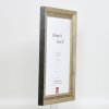 Efektní rám z masivního dřeva profil 28 zlatý 14,8x21 cm akrylové sklo