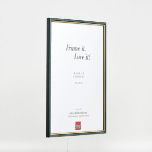 Efektní dřevěný rámový profil 23 modrý 15x20 cm antireflexní sklo