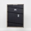 Efektní rám z masivního dřeva profil 25 žlutý 15x20 cm akrylové sklo