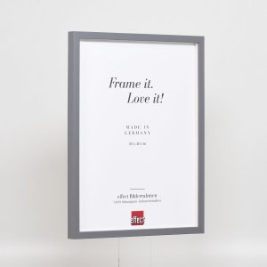 Efektní dřevěný rám profil 35 antracit 15x20 cm normální sklo + distanční rámeček