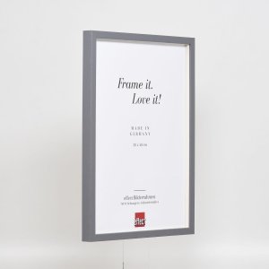 Efektní dřevěný rám profil 35 antracit 15x20 cm normální sklo + distanční rámeček