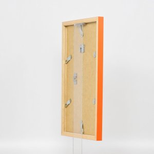 Dřevěný rám Top Cube 18x24 cm oranžové normální sklo
