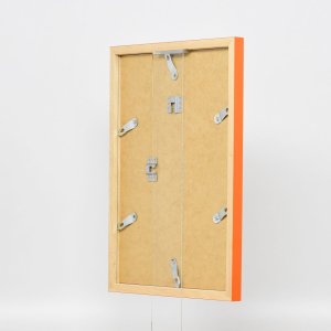 Dřevěný rám Top Cube 18x24 cm oranžové normální sklo