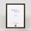 Efektní dřevěný rám profil 21 ořechově hnědý 18x27 cm antireflexní sklo