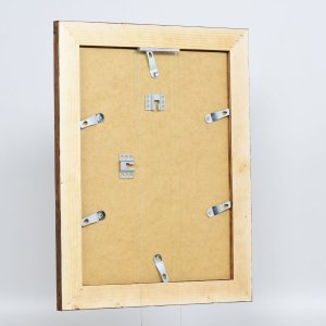 Efektní dřevěný rám 2400 hnědý 18x32 cm antireflexní sklo