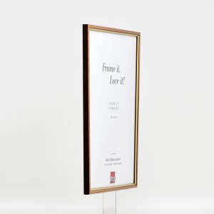 Efektní dřevěný rám profil 23 světle hnědý 20x20 cm čiré sklo