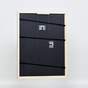 Efektní dřevěný rám profil 32 šedomodrý 20x20 cm normální sklo