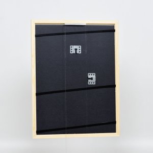 Efektní dřevěný rám profil 89 bílý 20x20 cm normální sklo