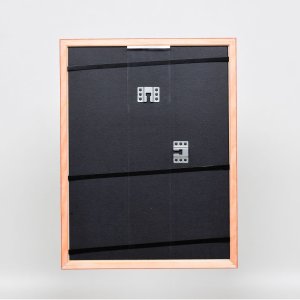 Efektní dřevěný rám profil 89 červená 20x20 cm normální sklo