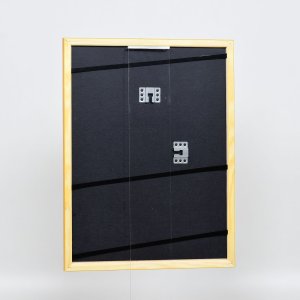 Efektní dřevěný rám profil 89 světle hnědý 20x20 cm normální sklo