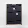 Efektní rámový profil z masivního dřeva 25 šedý 20x20 cm akrylové sklo