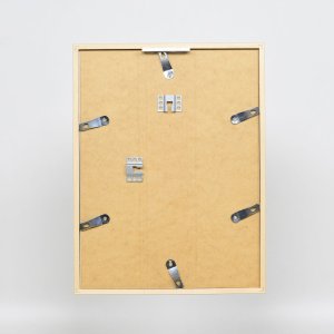Efektní dřevěný rám profil 35 světle hnědý 20x20 cm normální sklo + distanční rámeček