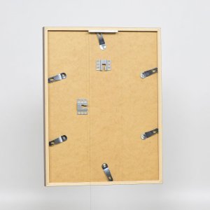Efektní dřevěný rám profil 35 hnědý 20x20 cm normální sklo + distanční rámeček